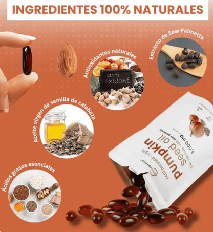 Cápsulas de aceite semilla de calabaza